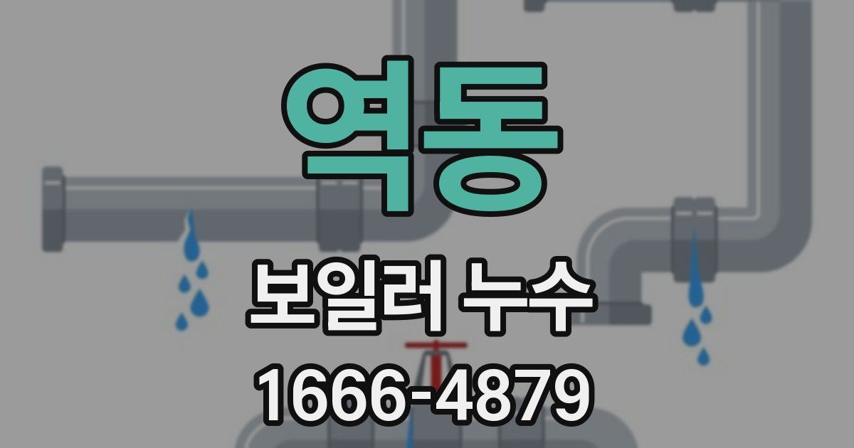 역동 보일러 누수