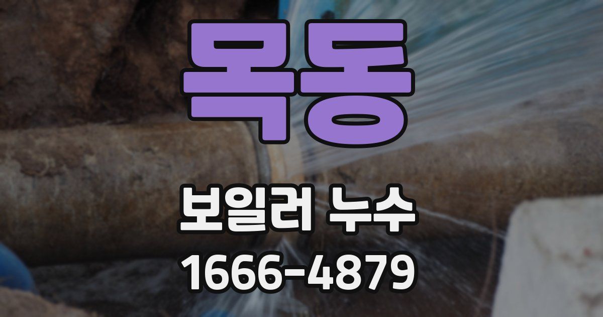 목동 보일러 누수