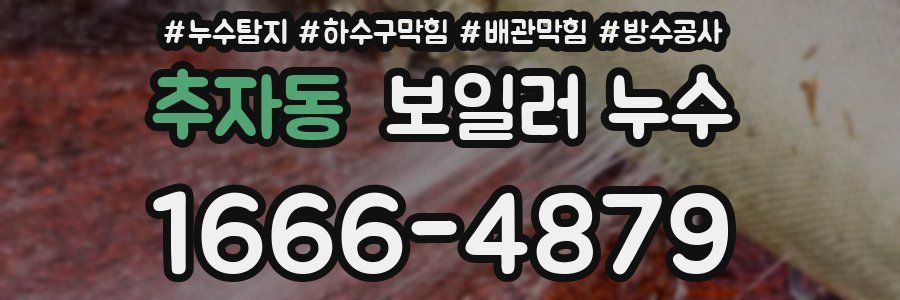 추자동 보일러 누수