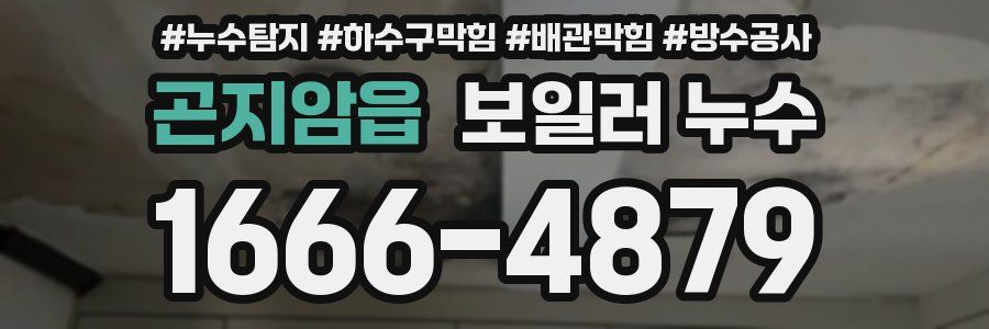곤지암읍 보일러 누수