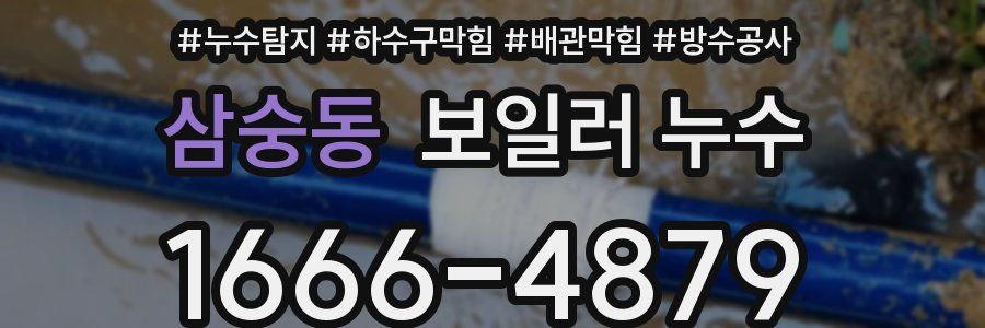삼숭동 보일러 누수