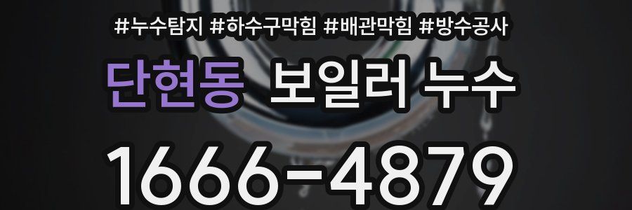 단현동 보일러 누수
