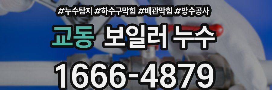 교동 보일러 누수