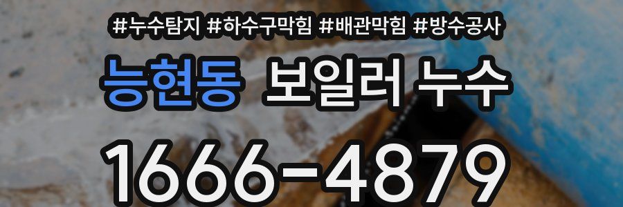 능현동 보일러 누수