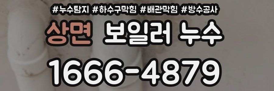 상면 보일러 누수