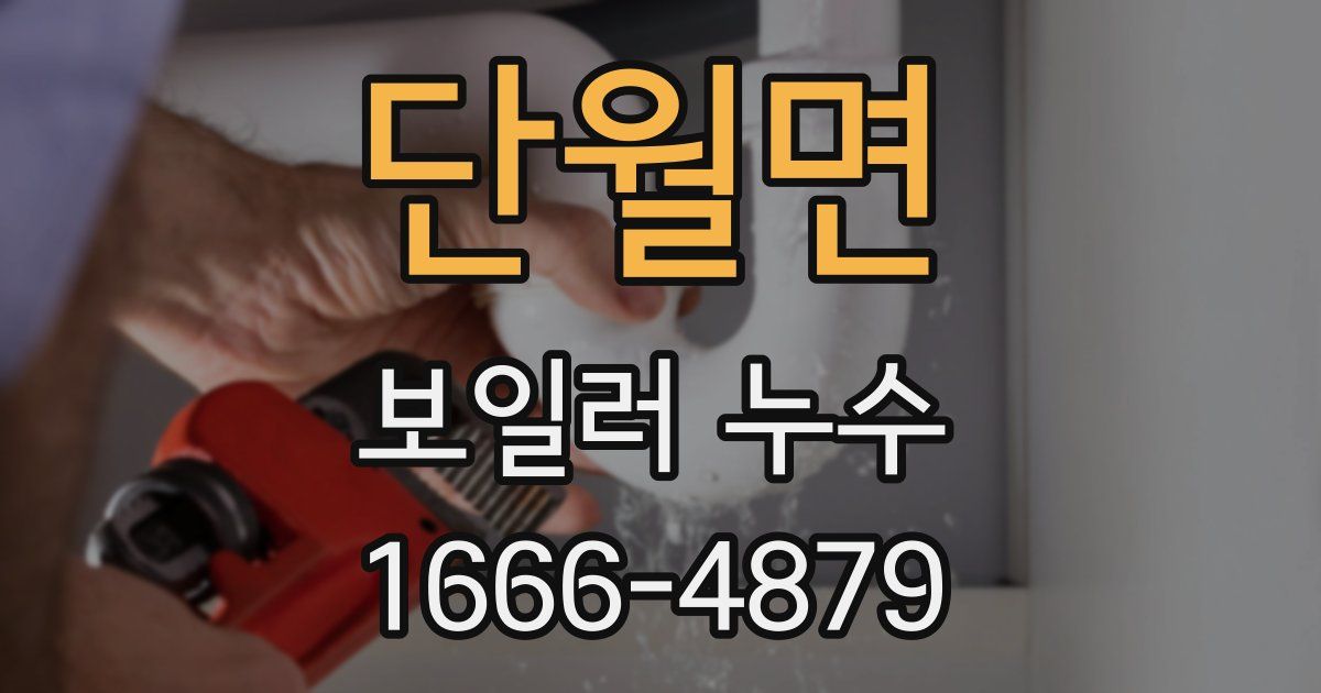 단월면 보일러 누수