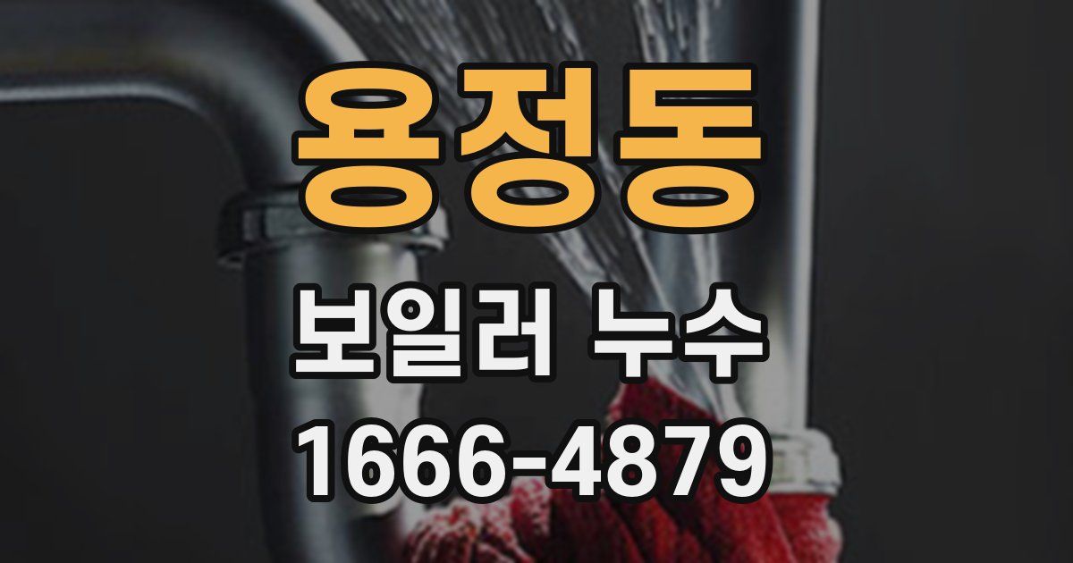 용정동 보일러 누수