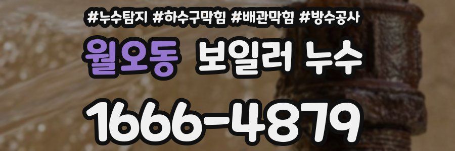 월오동 보일러 누수