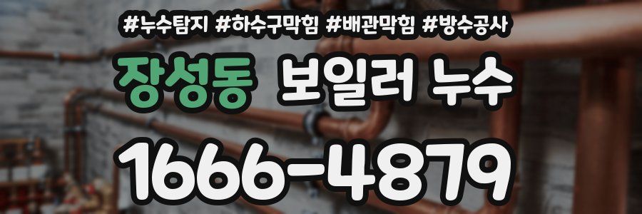 장성동 보일러 누수