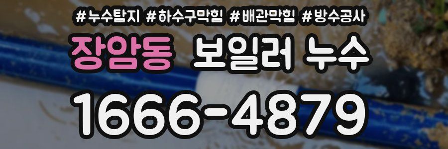 장암동 보일러 누수