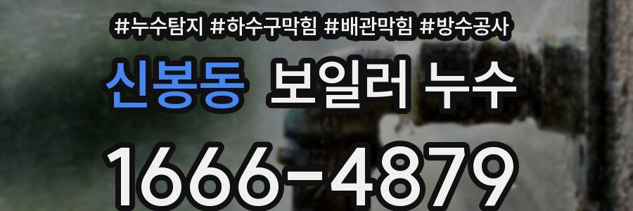 신봉동 보일러 누수