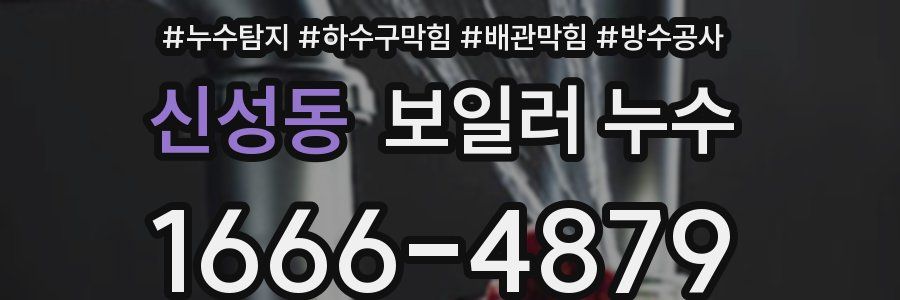 신성동 보일러 누수