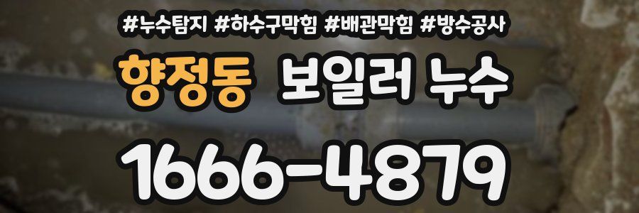 향정동 보일러 누수