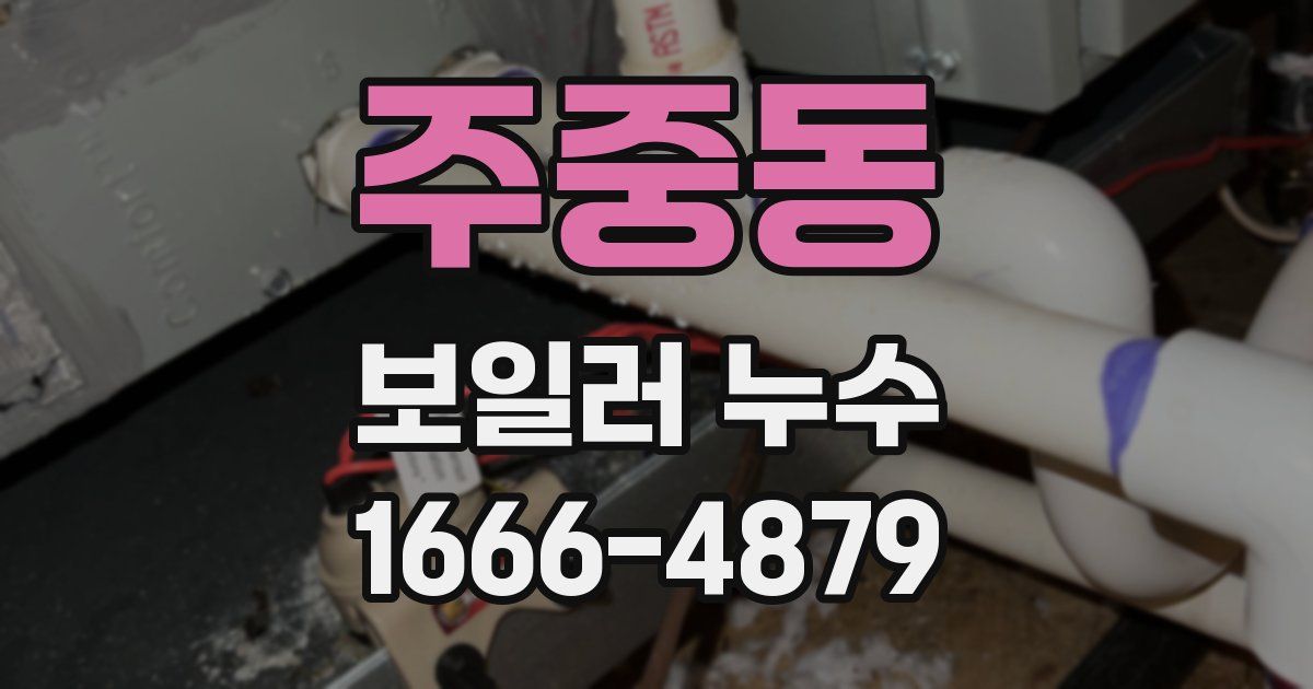 주중동 보일러 누수
