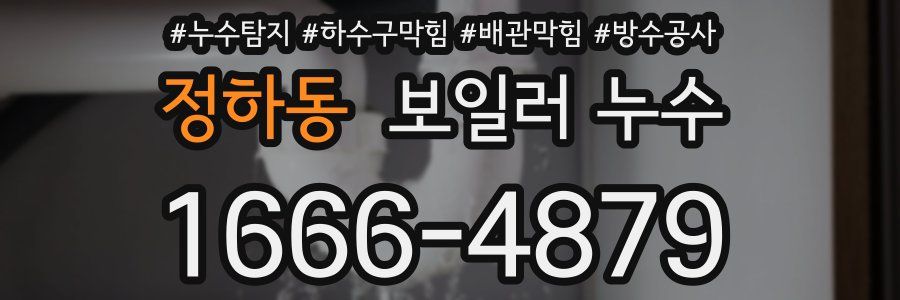 정하동 보일러 누수