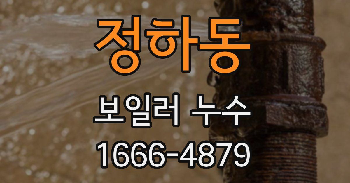 정하동 보일러 누수