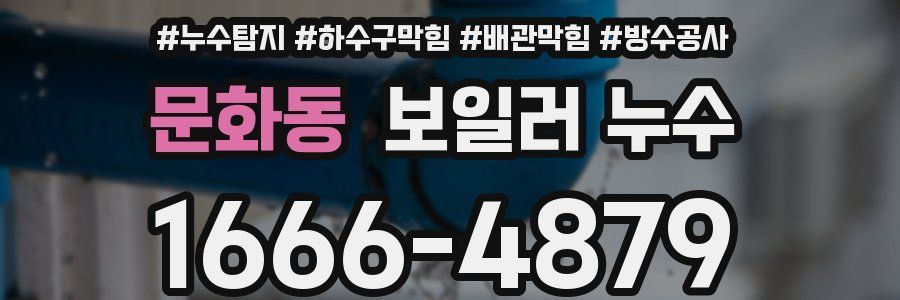 문화동 보일러 누수