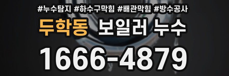 두학동 보일러 누수