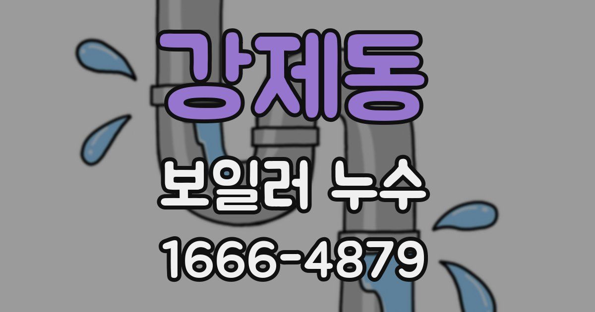 강제동 보일러 누수