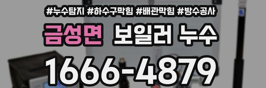 금성면 보일러 누수
