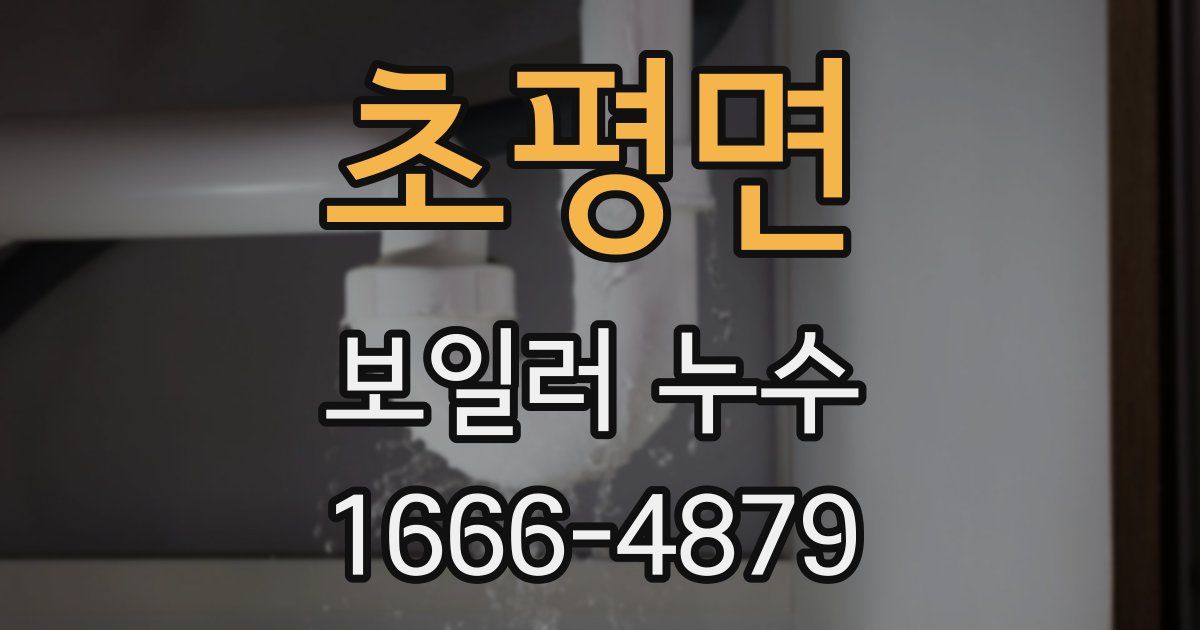 초평면 보일러 누수