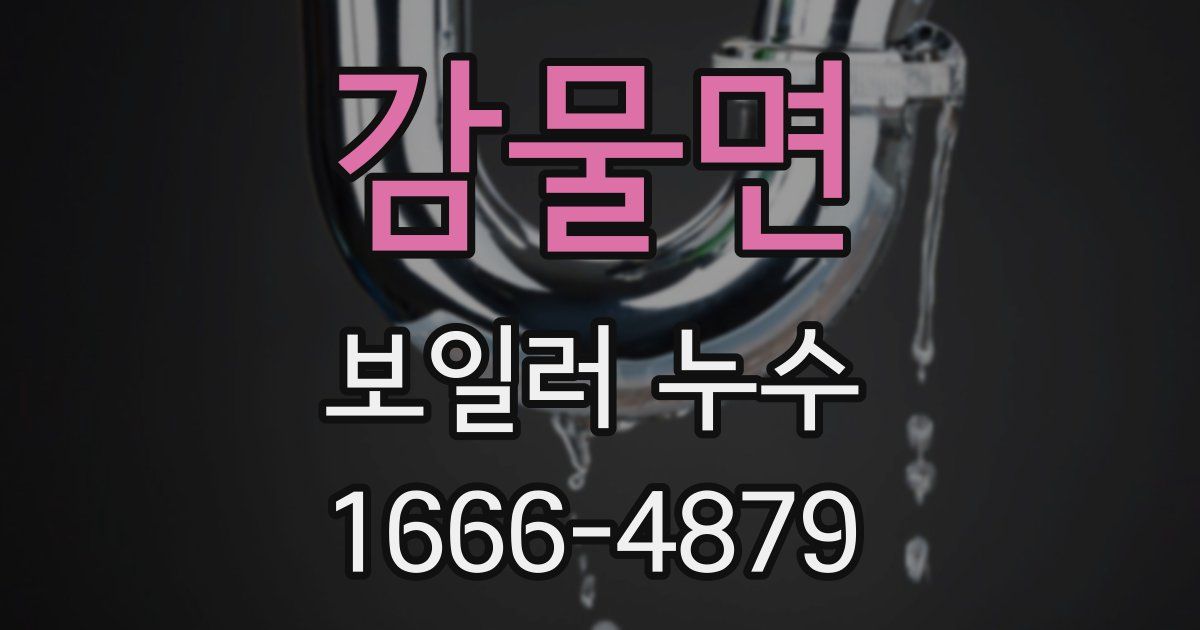 감물면 보일러 누수