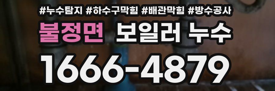 불정면 보일러 누수