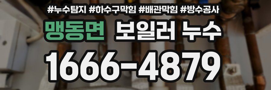 맹동면 보일러 누수