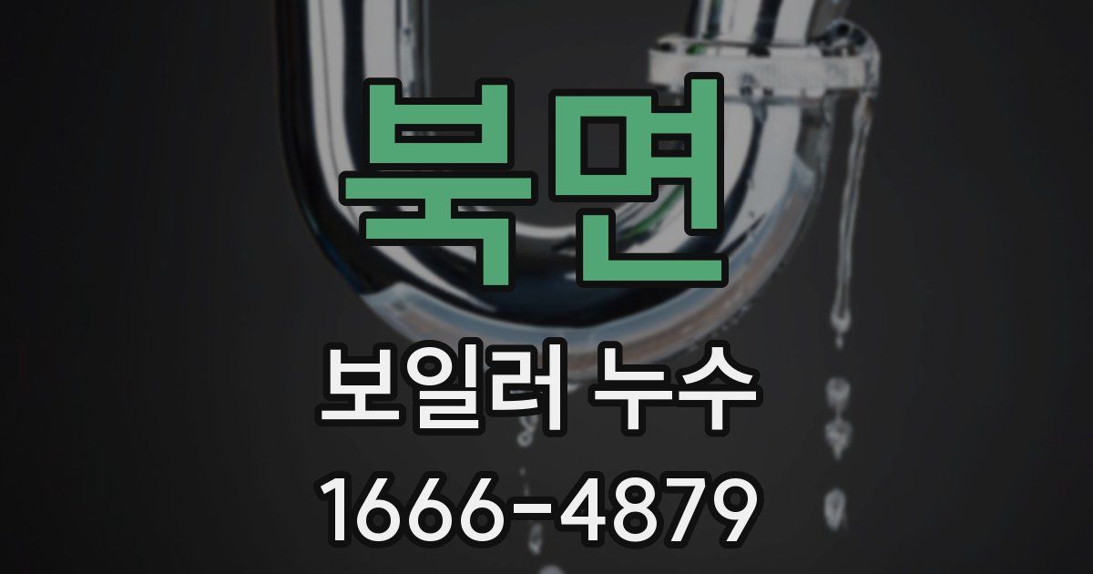 북면 보일러 누수