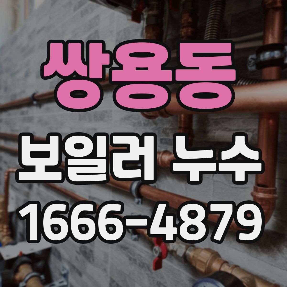 쌍용동 보일러 누수