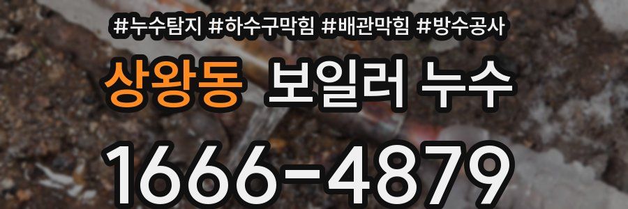 상왕동 보일러 누수