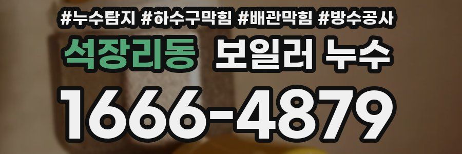 석장리동 보일러 누수