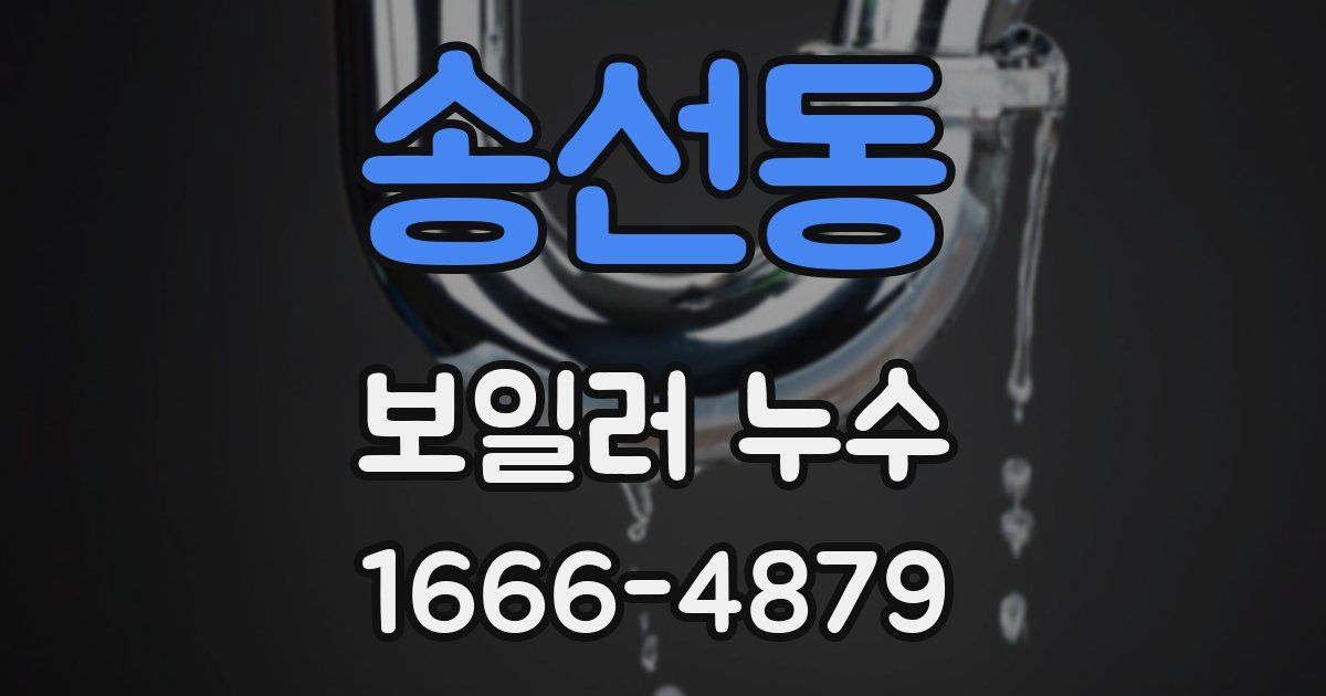 송선동 보일러 누수
