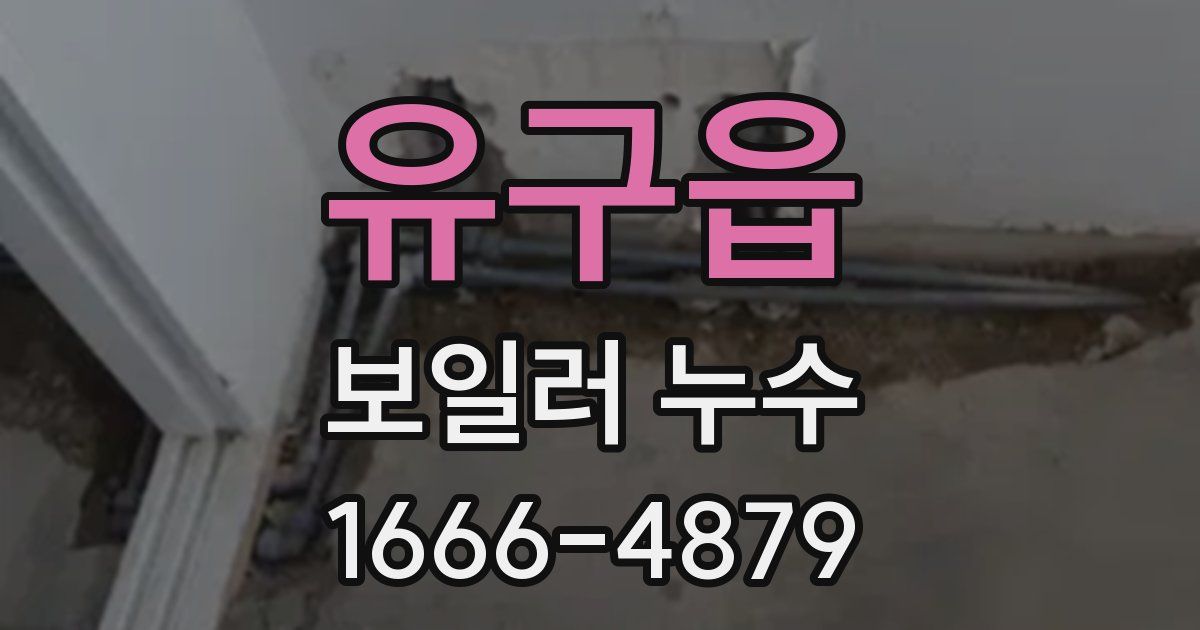 유구읍 보일러 누수