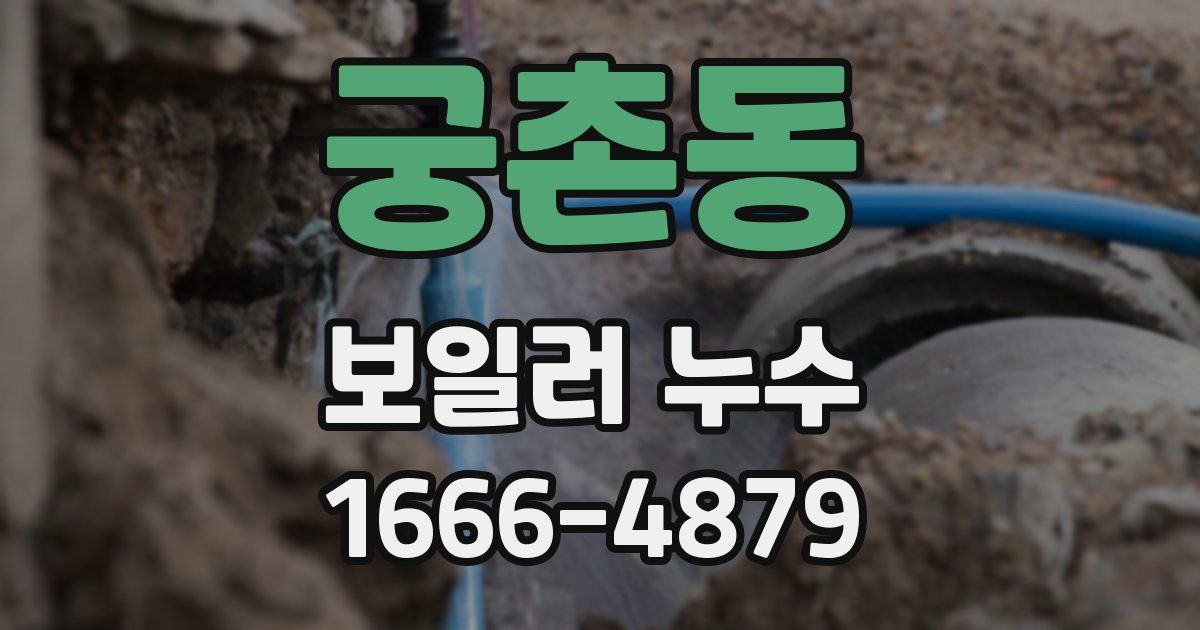궁촌동 보일러 누수