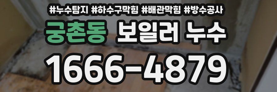 궁촌동 보일러 누수