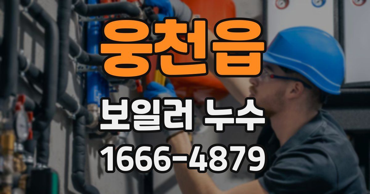 웅천읍 보일러 누수
