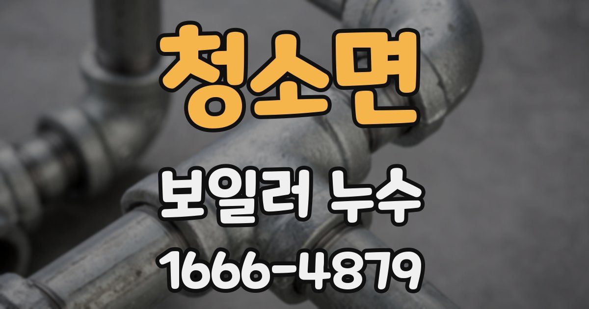 청소면 보일러 누수