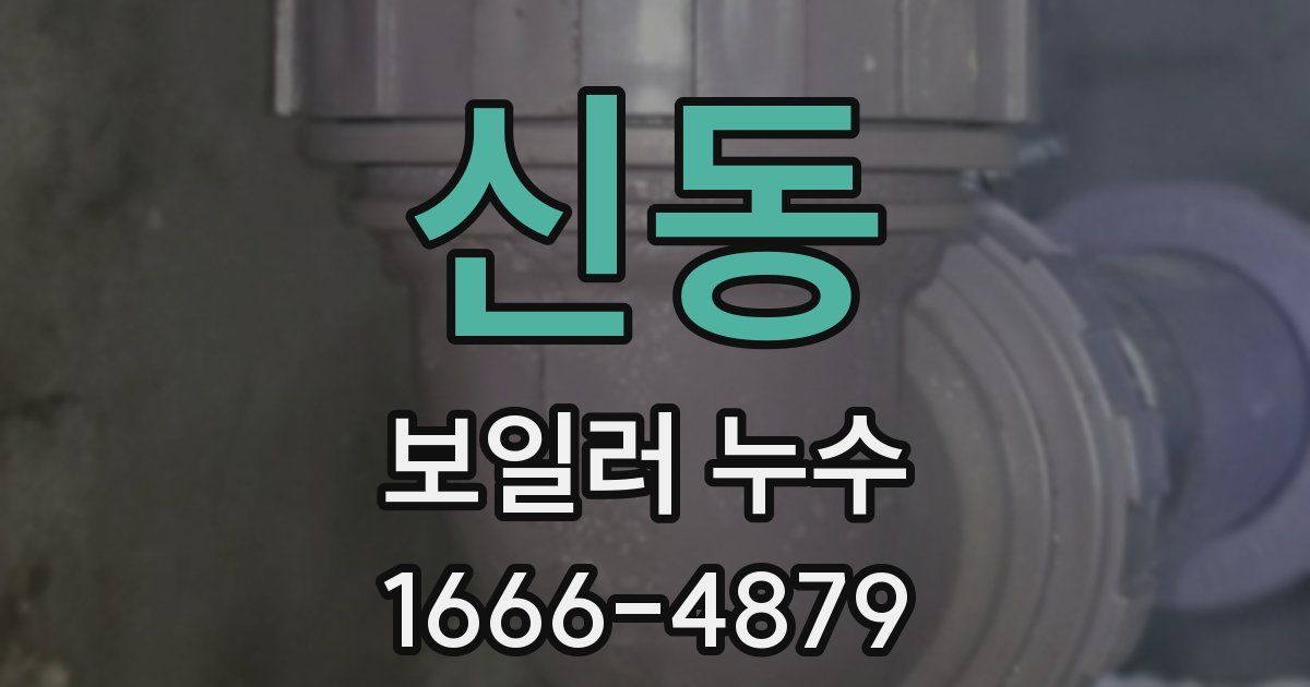 신동 보일러 누수