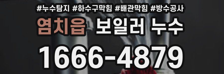염치읍 보일러 누수