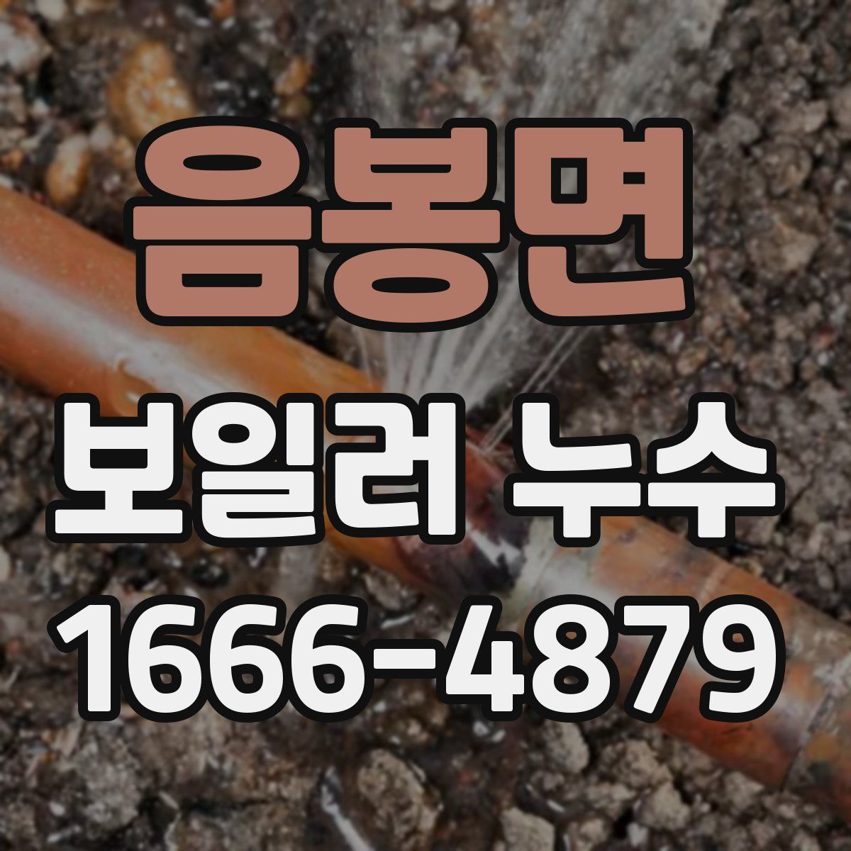 음봉면 보일러 누수