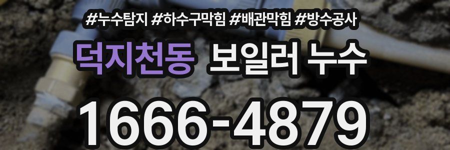 덕지천동 보일러 누수