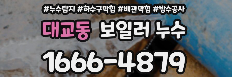 대교동 보일러 누수