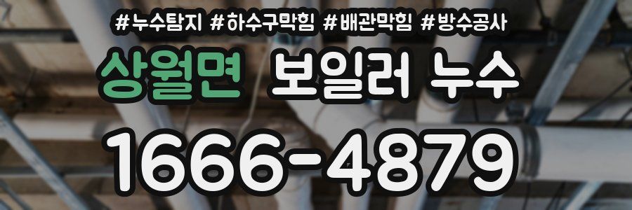 상월면 보일러 누수