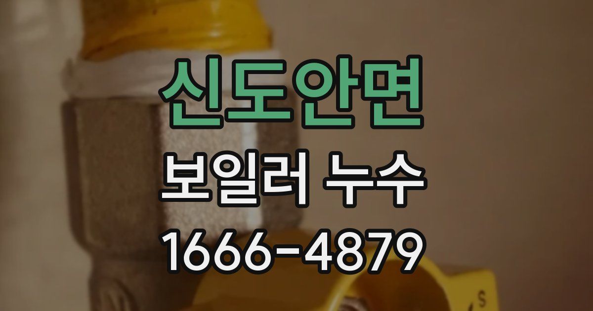 신도안면 보일러 누수