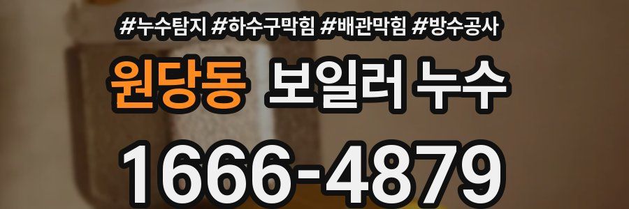 원당동 보일러 누수