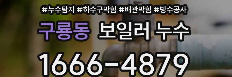 구룡동 보일러 누수