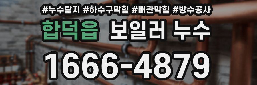합덕읍 보일러 누수