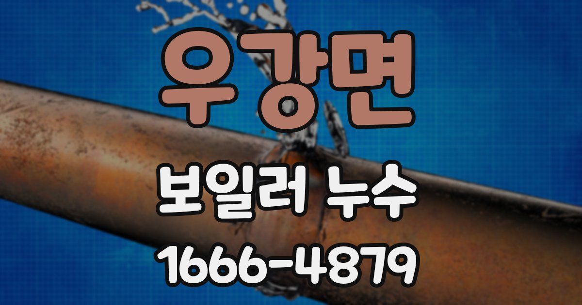 우강면 보일러 누수