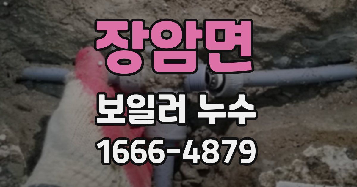 장암면 보일러 누수